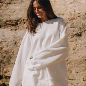 Daily Drills Spring Classic White Sweatshirt